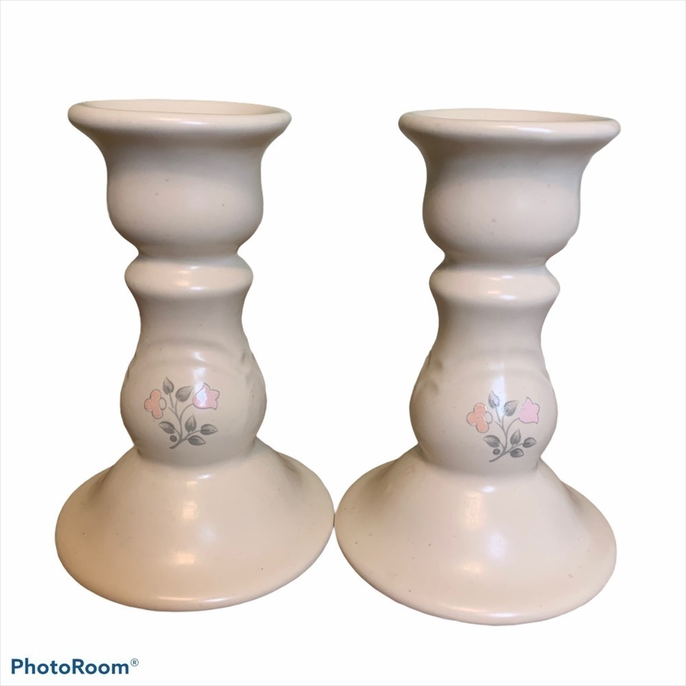 Pfaltzgraff Vintage Candlestick Holders - Picture 9 of 9